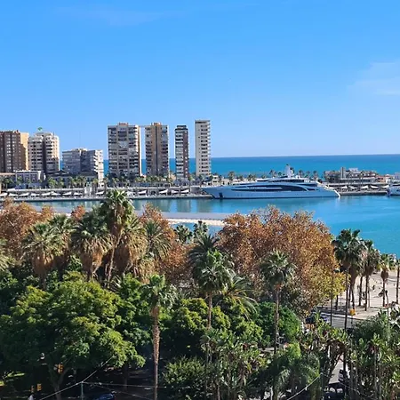 شقة Penthouse With Solarium In The Center Of Malaga-atico Con Solarium En El Centro De